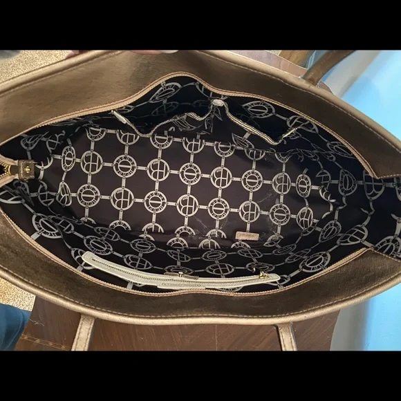 Henri Bendel Rose Gold & Sparkly Tote 💕 - Picture 6 of 10